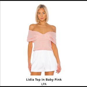 Pink top from LPA